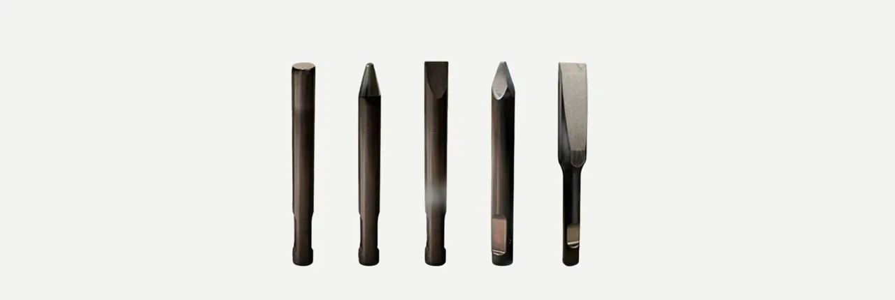 Útiles para Martillo Hidráulico, Tipos de Útil