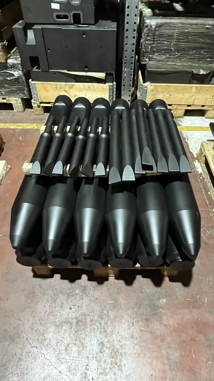 Útiles para Martillo Hidráulico, variantes de útiles fabricadas 3