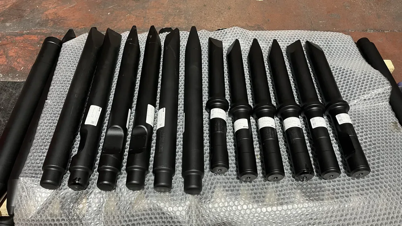 Útiles para Martillo Hidráulico, variantes de útiles fabricadas 10